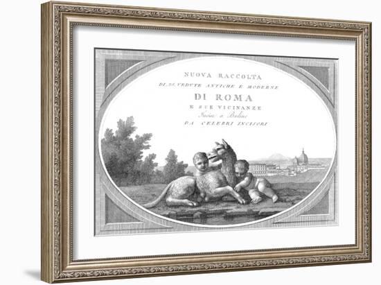 Romulus and Remus, Founders of Rome-Science Source-Framed Giclee Print