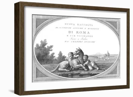 Romulus and Remus, Founders of Rome-Science Source-Framed Giclee Print