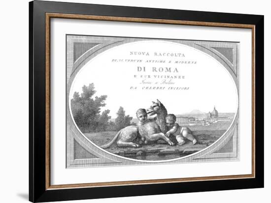 Romulus and Remus, Founders of Rome-Science Source-Framed Giclee Print