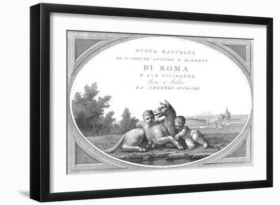 Romulus and Remus, Founders of Rome-Science Source-Framed Giclee Print