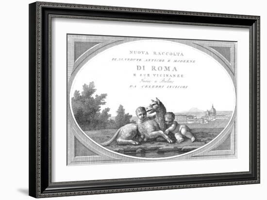 Romulus and Remus, Founders of Rome-Science Source-Framed Giclee Print