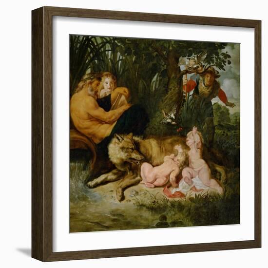 Romulus and Remus-Peter Paul Rubens-Framed Giclee Print