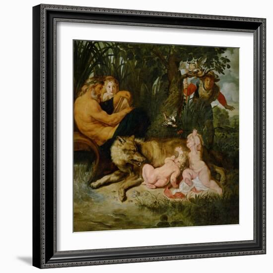 Romulus and Remus-Peter Paul Rubens-Framed Giclee Print