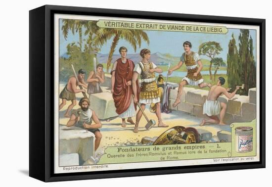 Romulus and Remus-European School-Framed Premier Image Canvas