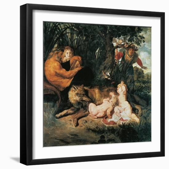 Romulus and Remus-Peter Paul Rubens-Framed Giclee Print