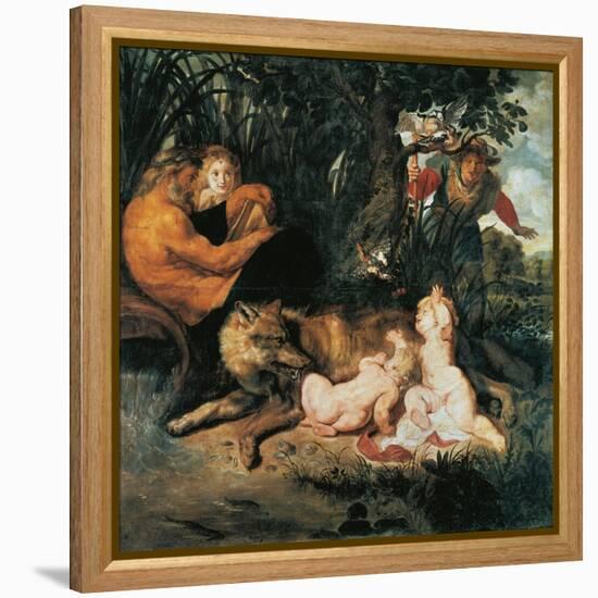 Romulus and Remus-Peter Paul Rubens-Framed Premier Image Canvas