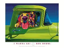 Dog About Town-Ron Burns-Art Print
