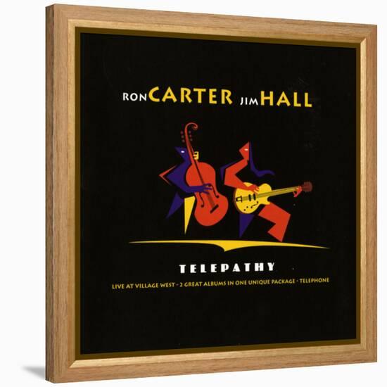 Ron Carter and Jim Hall, Telepathy-null-Framed Stretched Canvas