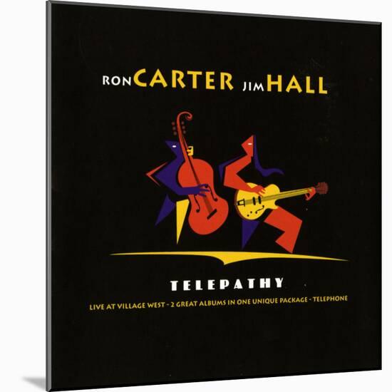 Ron Carter and Jim Hall, Telepathy-null-Mounted Art Print