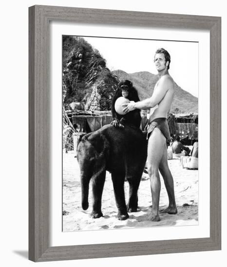 Ron Ely - Tarzan-null-Framed Photo