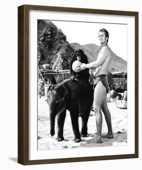 Ron Ely - Tarzan-null-Framed Photo