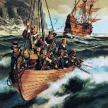 The Pilgrim Fathers: Men of the 'Mayflower'-Ron Embleton-Giclee Print