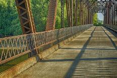 Davis Ferry Bridge over the Wabash River, Tippecanoe Township, Indiana-Rona Schwarz-Photographic Print