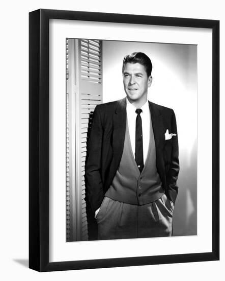 Ronald Reagan in the 1950s-null-Framed Photo