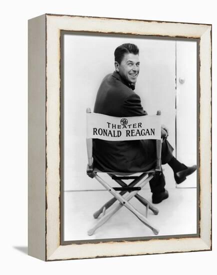 Ronald Reagan Was Host of the General Electric Theater on CBS Television from 1954-1962-null-Framed Stretched Canvas