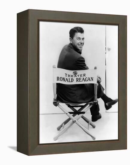 Ronald Reagan Was Host of the General Electric Theater on CBS Television from 1954-1962-null-Framed Stretched Canvas