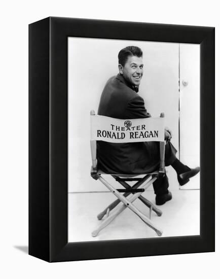 Ronald Reagan Was Host of the General Electric Theater on CBS Television from 1954-1962-null-Framed Stretched Canvas