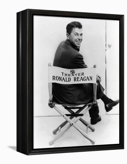 Ronald Reagan Was Host of the General Electric Theater on CBS Television from 1954-1962-null-Framed Stretched Canvas