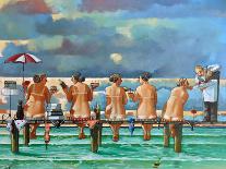 Friends On The Jetty-Ronald West-Art Print