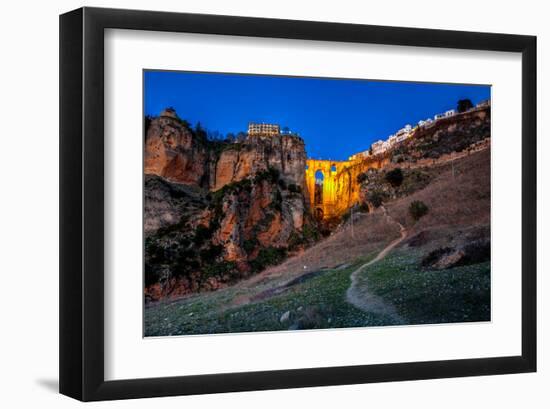 Ronda Bridge Andalusia Spain-null-Framed Art Print