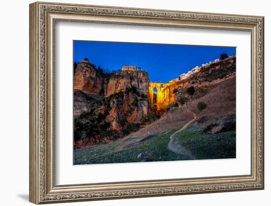 Ronda Bridge Andalusia Spain-null-Framed Art Print