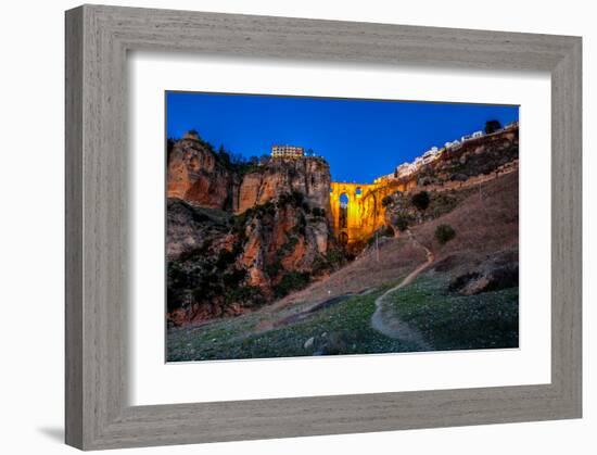 Ronda Bridge Andalusia Spain-null-Framed Art Print