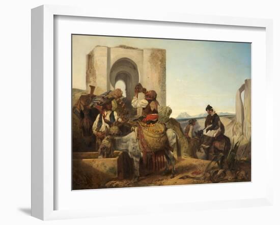 Ronda, Spanish Travellers, 1864-Richard Ansdell-Framed Giclee Print