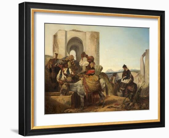 Ronda, Spanish Travellers, 1864-Richard Ansdell-Framed Giclee Print