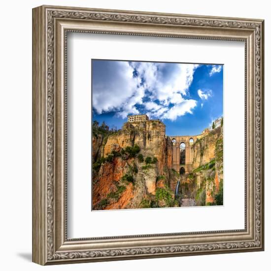 Ronda Village Andalusia Spain-null-Framed Premium Giclee Print
