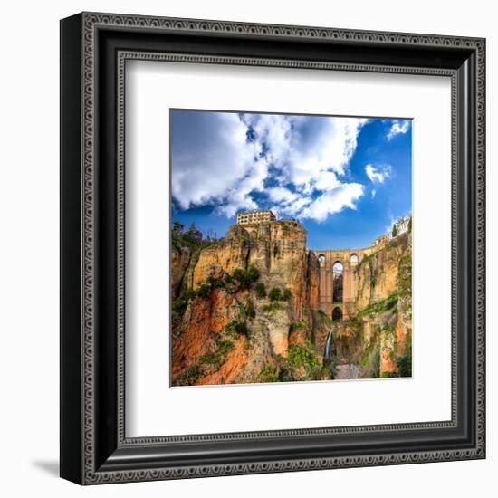 Ronda Village Andalusia Spain-null-Framed Premium Giclee Print