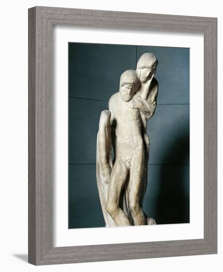 Rondanini Pieta, 1555-1564-Michelangelo-Framed Giclee Print