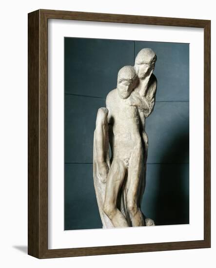 Rondanini Pieta, 1555-1564-Michelangelo-Framed Giclee Print