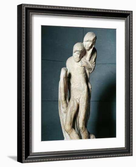 Rondanini Pieta, 1555-1564-Michelangelo-Framed Giclee Print