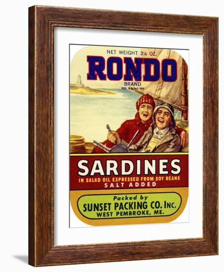 Rondo Sardines Salt Added-null-Framed Giclee Print