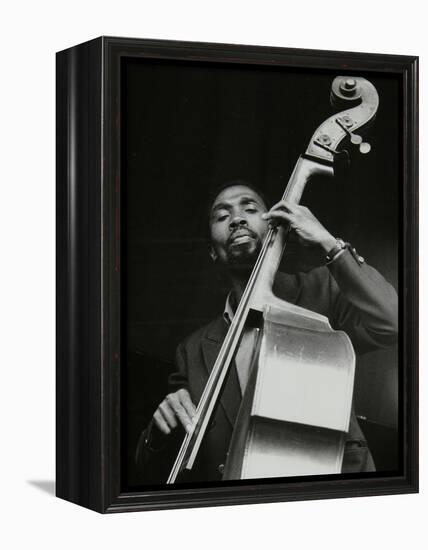 Ronnie Boykins Playing at the Newport Jazz Festival, Ayresome Park, Middlesbrough, July 1978-Denis Williams-Framed Premier Image Canvas