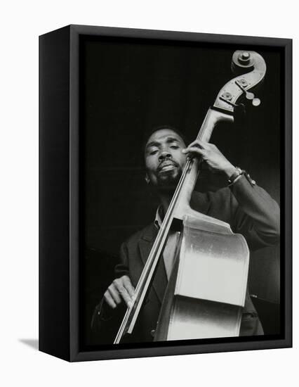 Ronnie Boykins Playing at the Newport Jazz Festival, Ayresome Park, Middlesbrough, July 1978-Denis Williams-Framed Premier Image Canvas