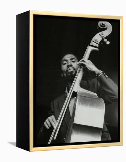 Ronnie Boykins Playing at the Newport Jazz Festival, Ayresome Park, Middlesbrough, July 1978-Denis Williams-Framed Premier Image Canvas