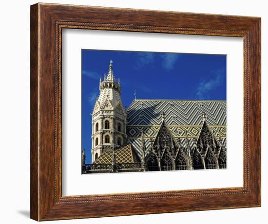 Roof of Stephansdom, UNESCO World Heritage Site, Vienna, Austria, Europe-Hans Peter Merten-Framed Photographic Print