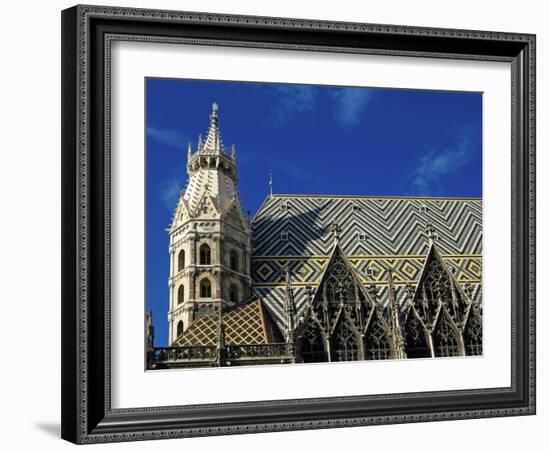 Roof of Stephansdom, UNESCO World Heritage Site, Vienna, Austria, Europe-Hans Peter Merten-Framed Photographic Print