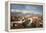 Roof Top View of Old Town Regensburg, Germany-Dave Bartruff-Framed Premier Image Canvas