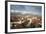 Roof Top View of Old Town Regensburg, Germany-Dave Bartruff-Framed Photographic Print