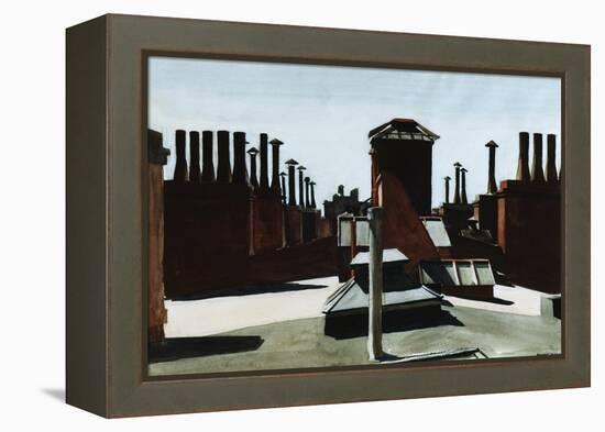 Roofs of Washington Square-Edward Hopper-Framed Premier Image Canvas