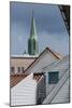 Roofs, Old Town, Stavanger, Norway-Natalie Tepper-Mounted Photo