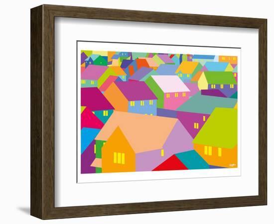 Roofs-Yoni Alter-Framed Giclee Print