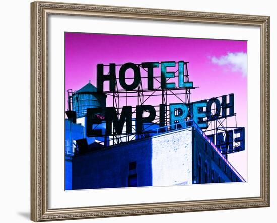 Rooftop, Hotel Empire, Footsteps of Gossip Girls in NYC, Upper West Side of Manhattan, New York-Philippe Hugonnard-Framed Photographic Print