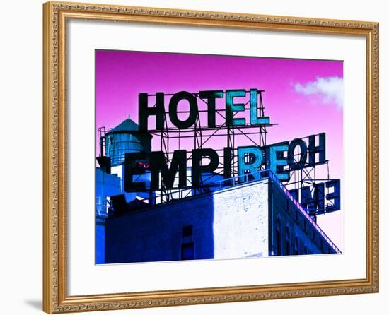 Rooftop, Hotel Empire, Footsteps of Gossip Girls in NYC, Upper West Side of Manhattan, New York-Philippe Hugonnard-Framed Photographic Print
