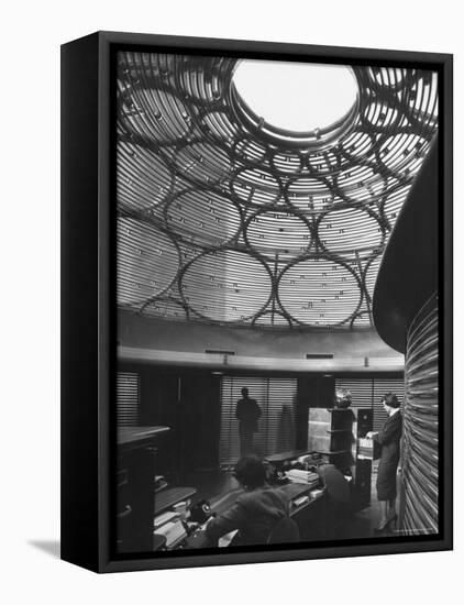 Rooftop of Research Tower Designed by Frank Lloyd Wright-Eliot Elisofon-Framed Premier Image Canvas