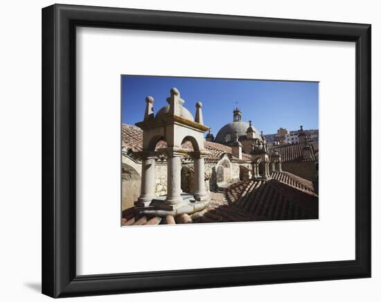 Rooftop of San Francisco Church, La Paz, Bolivia, South America-Ian Trower-Framed Photographic Print