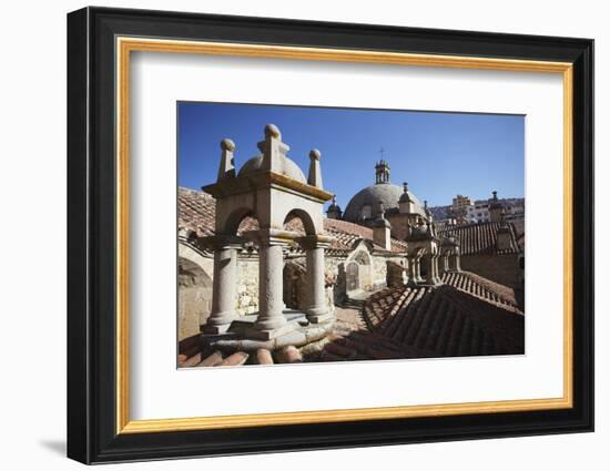 Rooftop of San Francisco Church, La Paz, Bolivia, South America-Ian Trower-Framed Photographic Print