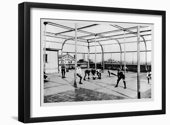 Rooftop Playground-null-Framed Art Print